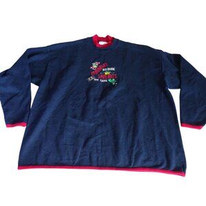 Vintage MC Sportswear Blue Grandma Graphic Sweatshirt Women Size 2X Long sleeve